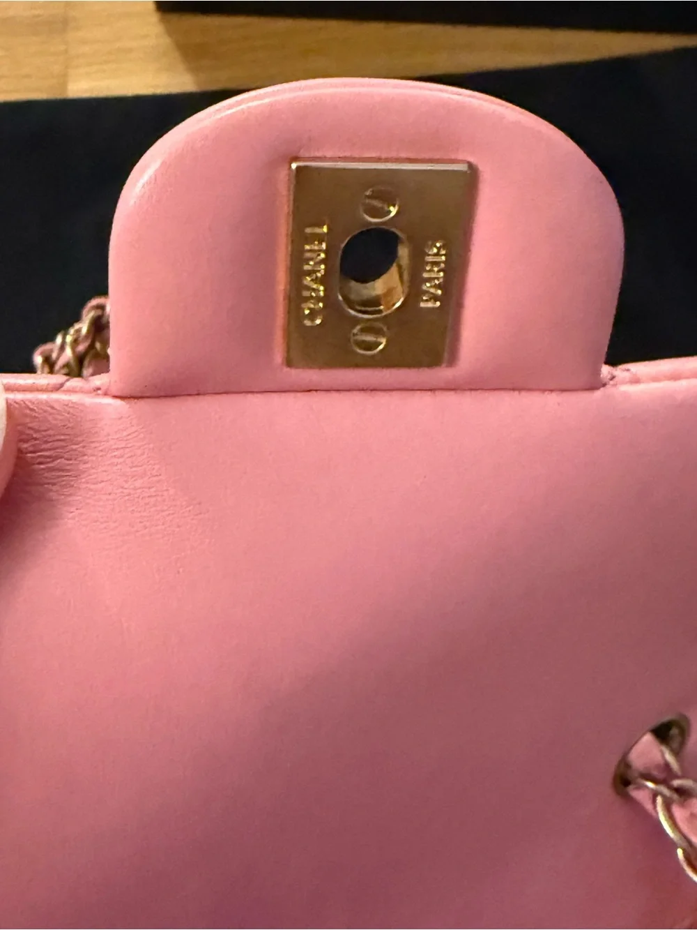 CHANEL gold hardware